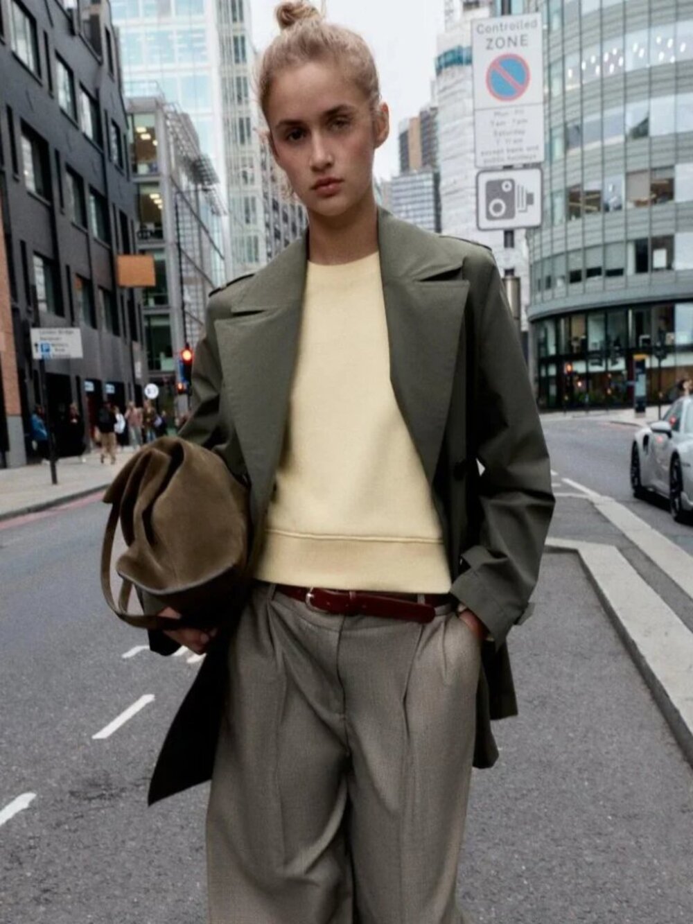 Water Repellent Windproof Double-Breasted Trench Coat